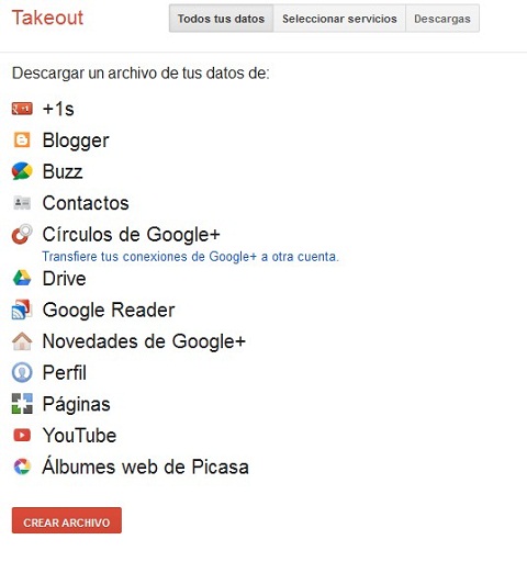 Google Takeout
