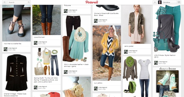 social shopping en pinterest