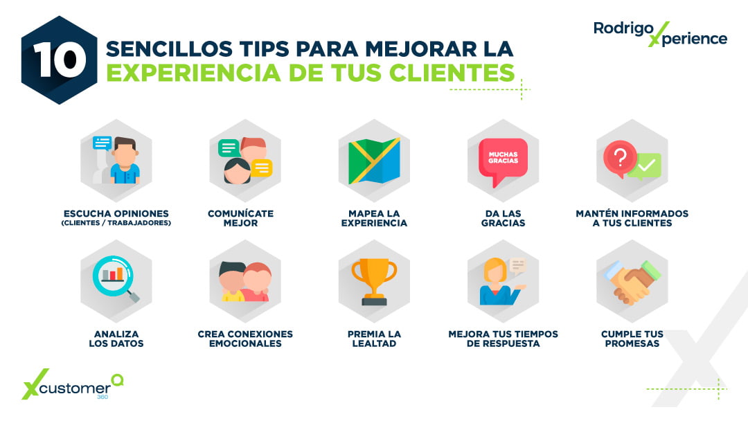 10 tips para mejorar la experiencia de tus clientes