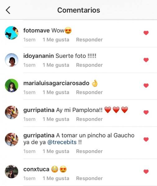 comentarios instagram